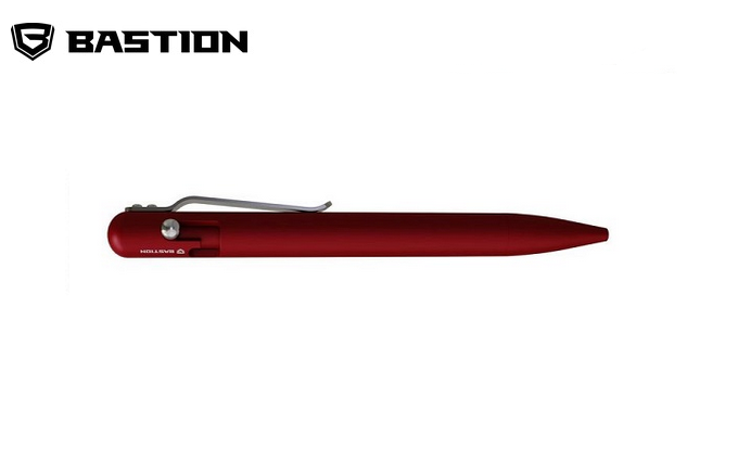 Bastion Bolt Action Pen , Aluminum Regal Red, BSTN249R